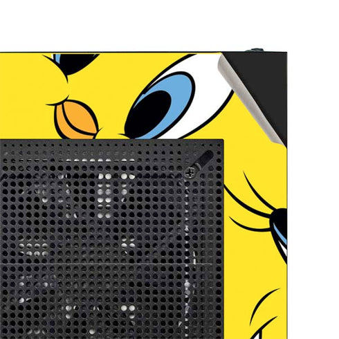 Looney Tunes Tweety Bird Super Sized Pattern NZXT H510 Compact ATX Mid-Tower Case Skin