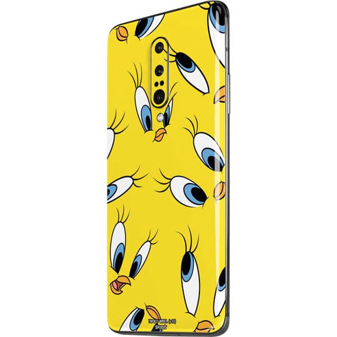 Looney Tunes Tweety Bird Super Sized Pattern OnePlus 7 Pro Skin