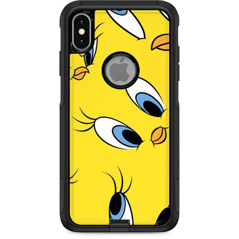 Looney Tunes Tweety Bird Super Sized Pattern Otterbox Commuter iPhone Skin