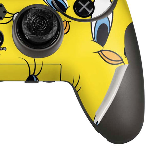 Looney Tunes Tweety Bird Super Sized Pattern PlayStation Scuf Vantage 2 Controller Skin