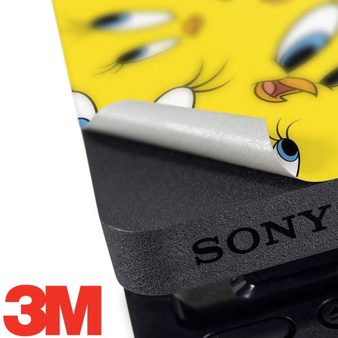 Looney Tunes Tweety Bird Super Sized Pattern PS4 Pro Bundle Skin