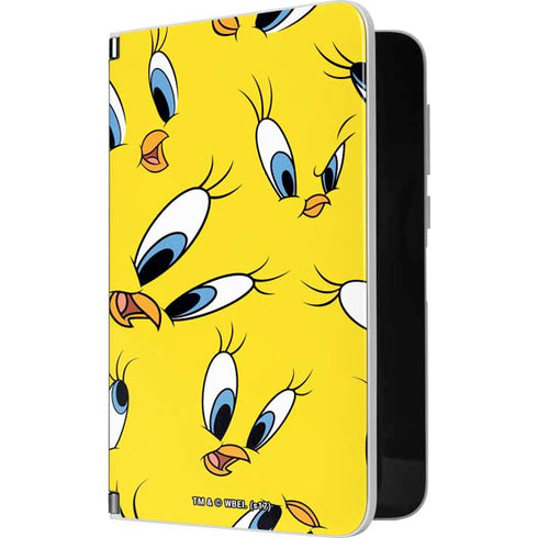 Looney Tunes Tweety Bird Super Sized Pattern Surface Duo Skin