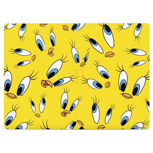 Looney Tunes Tweety Bird Super Sized Pattern Surface Laptop 2 Skin