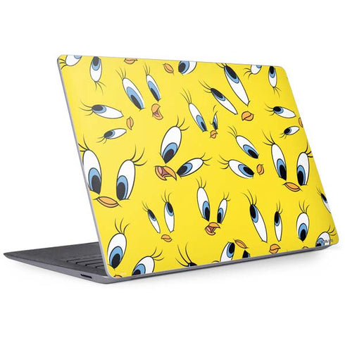Looney Tunes Tweety Bird Super Sized Pattern Surface Laptop 3 13.5in Skin