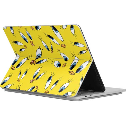Looney Tunes Tweety Bird Super Sized Pattern Surface Laptop Studio Skin