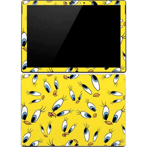 Looney Tunes Tweety Bird Super Sized Pattern Surface Pro 4 Skin