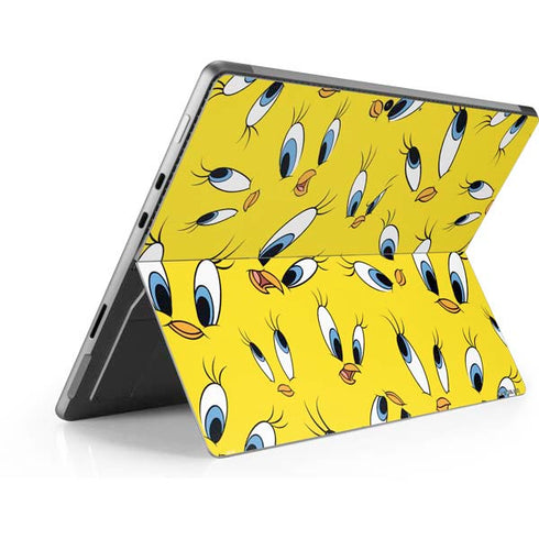Looney Tunes Tweety Bird Super Sized Pattern Surface Pro 8 Skin