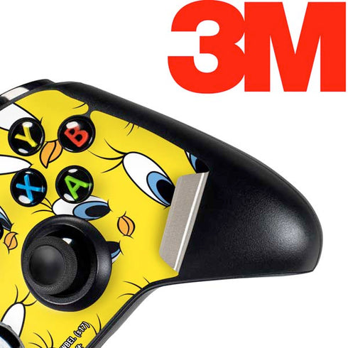 Looney Tunes Tweety Bird Super Sized Pattern Xbox One Controller Skin