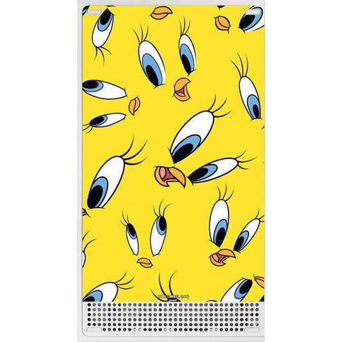 Looney Tunes Tweety Bird Super Sized Pattern Xbox Series S Skins