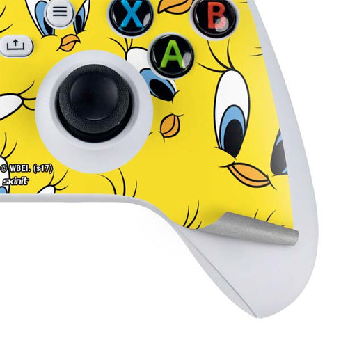 Looney Tunes Tweety Bird Super Sized Pattern Xbox Series S Skins