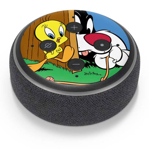 Looney Tunes Tweety Bird Sylvester Ten Cents Amazon Echo Dot Skin