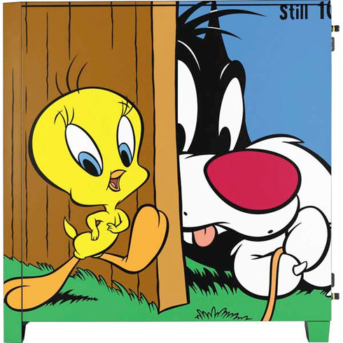 Looney Tunes Tweety Bird Sylvester Ten Cents Corsair 4000D Tempered Glass Mid-Tower ATX Case Skin