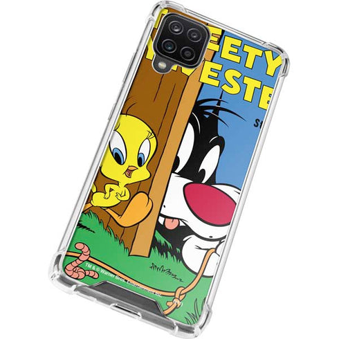 Looney Tunes Tweety Bird Sylvester Ten Cents Galaxy A12 Clear Case
