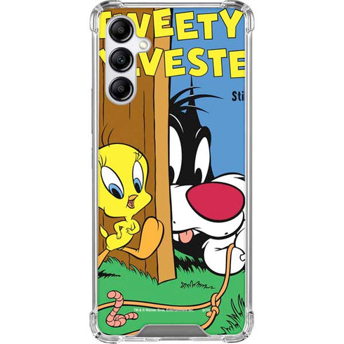 Looney Tunes Tweety Bird Sylvester Ten Cents Galaxy A15 5G Clear Case