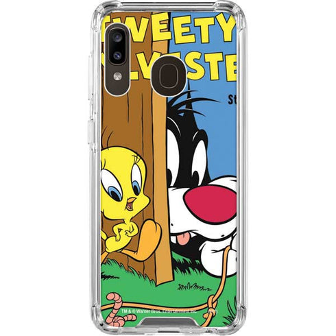 Looney Tunes Tweety Bird Sylvester Ten Cents Galaxy A30 Clear Case