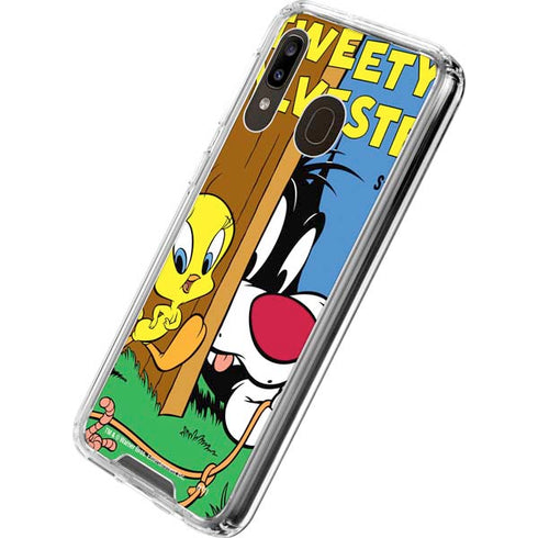 Looney Tunes Tweety Bird Sylvester Ten Cents Galaxy A30 Clear Case