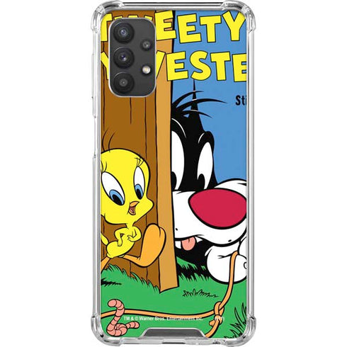 Looney Tunes Tweety Bird Sylvester Ten Cents Galaxy A32 5G Clear Case