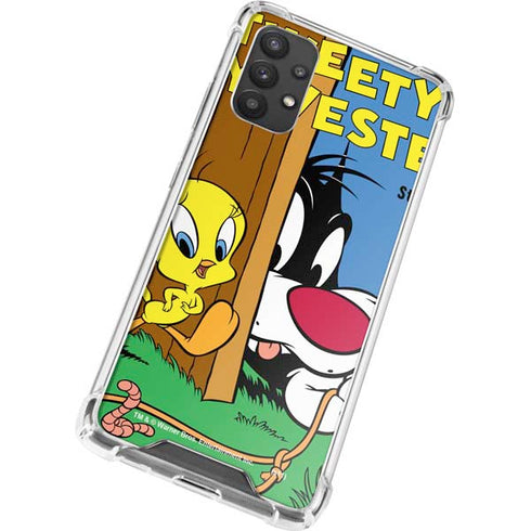 Looney Tunes Tweety Bird Sylvester Ten Cents Galaxy A32 5G Clear Case
