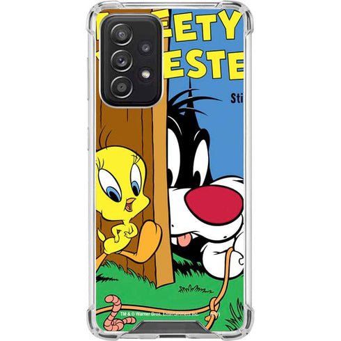 Looney Tunes Tweety Bird Sylvester Ten Cents Galaxy A52 5G Clear Case