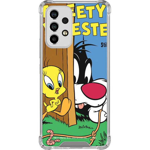 Looney Tunes Tweety Bird Sylvester Ten Cents Galaxy A53 5G Clear Case