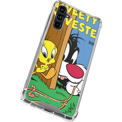 Looney Tunes Tweety Bird Sylvester Ten Cents Galaxy A54 5G Clear Case