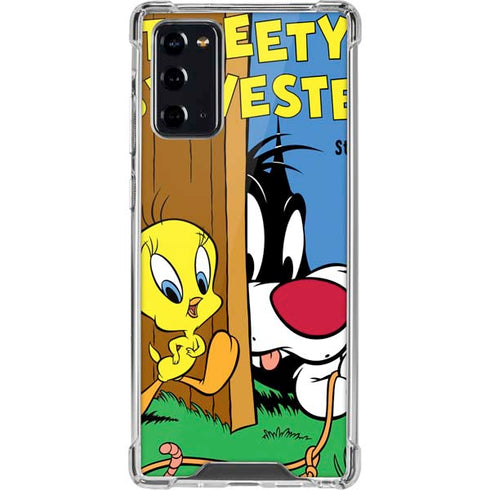 Looney Tunes Tweety Bird Sylvester Ten Cents Galaxy Note20 5G Clear Case