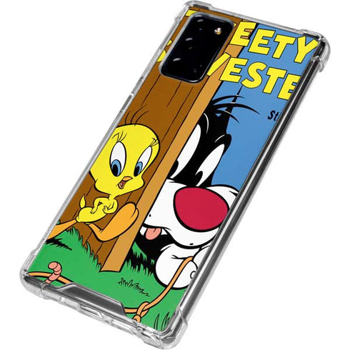 Looney Tunes Tweety Bird Sylvester Ten Cents Galaxy Note20 5G Clear Case