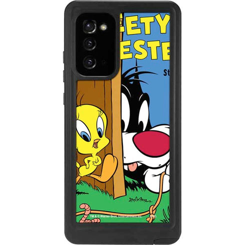 Looney Tunes Tweety Bird Sylvester Ten Cents Galaxy Note20 5G Waterproof Case