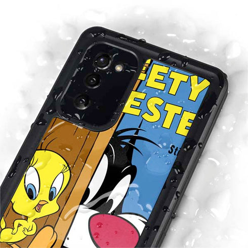 Looney Tunes Tweety Bird Sylvester Ten Cents Galaxy Note20 5G Waterproof Case