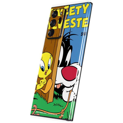 Looney Tunes Tweety Bird Sylvester Ten Cents Galaxy Note20 Ultra 5G Skin