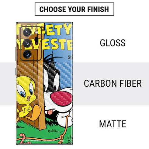 Looney Tunes Tweety Bird Sylvester Ten Cents Galaxy Note20 Ultra 5G Skin