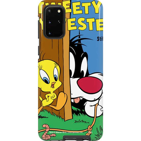Looney Tunes Tweety Bird Sylvester Ten Cents Galaxy S20 Plus Pro Case