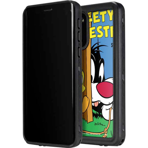 Looney Tunes Tweety Bird Sylvester Ten Cents Galaxy S20 Plus Waterproof Case