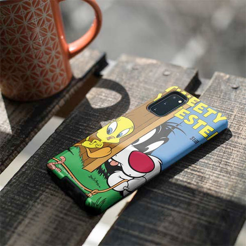 Looney Tunes Tweety Bird Sylvester Ten Cents Galaxy S20 Pro Case