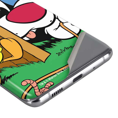 Looney Tunes Tweety Bird Sylvester Ten Cents Galaxy S20 Skin