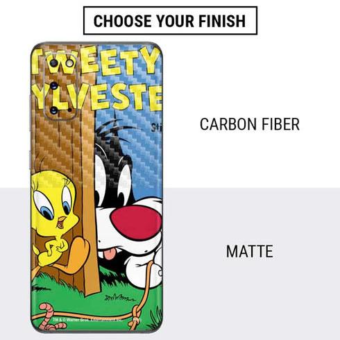 Looney Tunes Tweety Bird Sylvester Ten Cents Galaxy S20 Skin