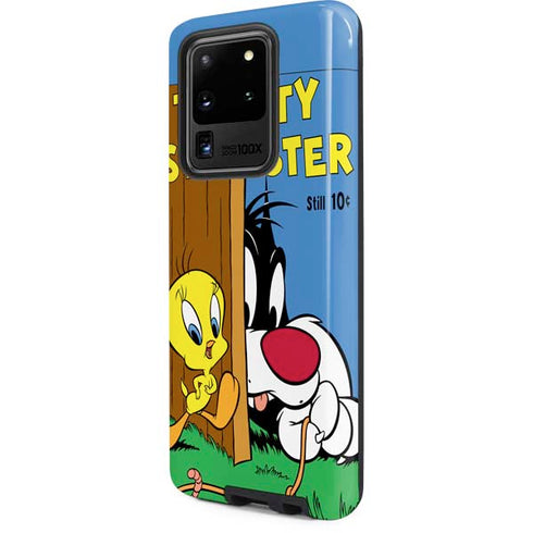 Looney Tunes Tweety Bird Sylvester Ten Cents Galaxy S20 Ultra 5G Pro Case
