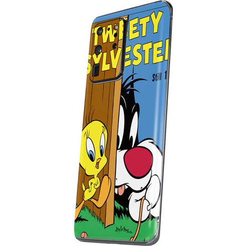 Looney Tunes Tweety Bird Sylvester Ten Cents Galaxy S20 Ultra 5G Skin