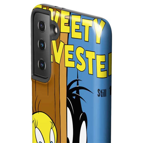 Looney Tunes Tweety Bird Sylvester Ten Cents Galaxy S21 Plus 5G Pro Case