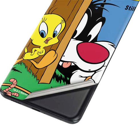 Looney Tunes Tweety Bird Sylvester Ten Cents Galaxy S21 Plus 5G Skin