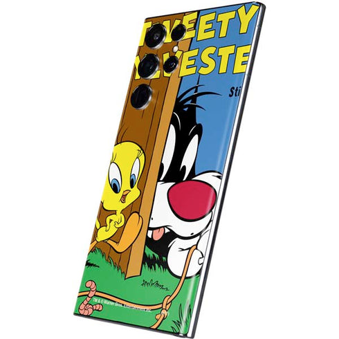 Looney Tunes Tweety Bird Sylvester Ten Cents Galaxy S22 Ultra Skin