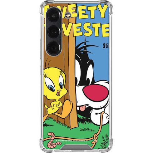 Looney Tunes Tweety Bird Sylvester Ten Cents Galaxy S23 Clear Case