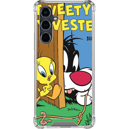 Looney Tunes Tweety Bird Sylvester Ten Cents Galaxy S23 FE Clear Case