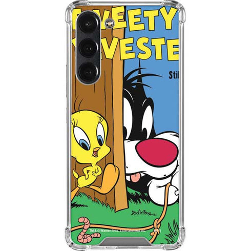 Looney Tunes Tweety Bird Sylvester Ten Cents Galaxy S23 Plus Clear Case
