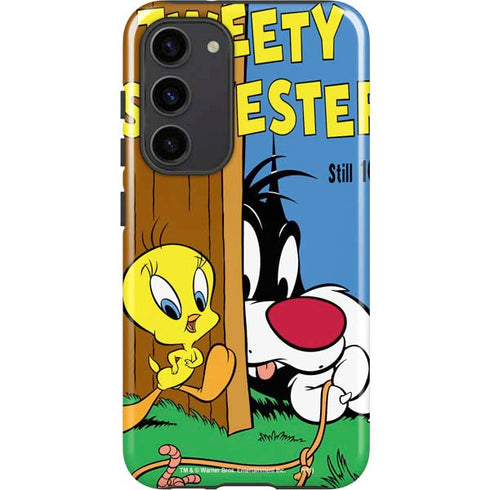 Looney Tunes Tweety Bird Sylvester Ten Cents Galaxy S23 Plus Pro Case