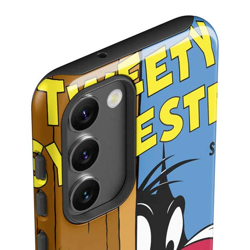 Looney Tunes Tweety Bird Sylvester Ten Cents Galaxy S23 Plus Pro Case