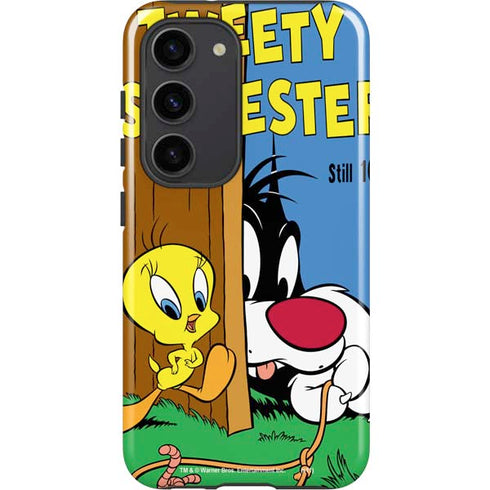 Looney Tunes Tweety Bird Sylvester Ten Cents Galaxy S23 Pro Case