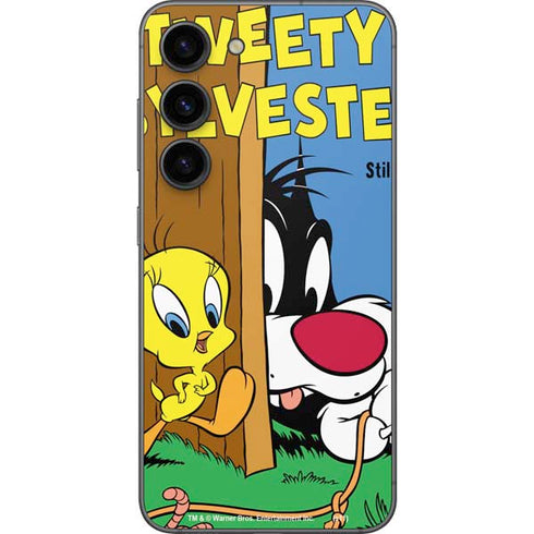Looney Tunes Tweety Bird Sylvester Ten Cents Galaxy S23 Skin