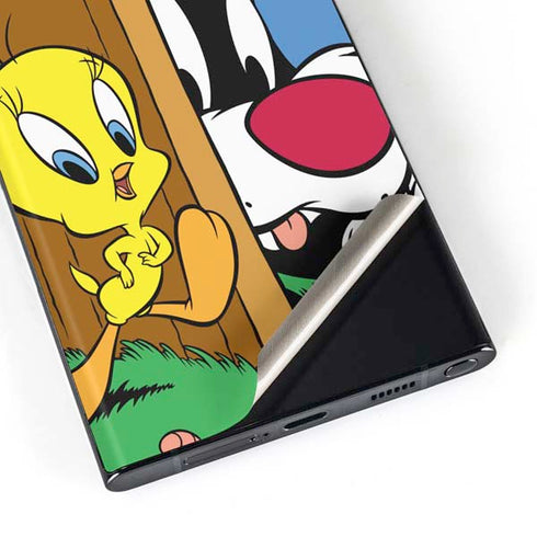 Looney Tunes Tweety Bird Sylvester Ten Cents Galaxy S23 Ultra Skin
