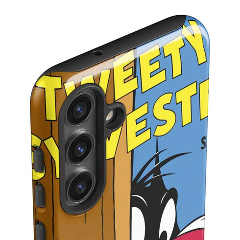 Looney Tunes Tweety Bird Sylvester Ten Cents Galaxy S24 Plus Impact Case